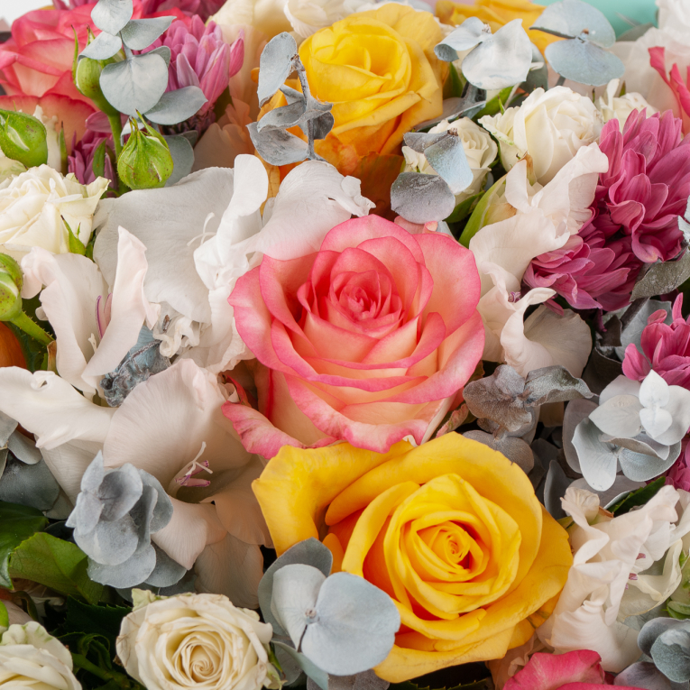 Букет Разноцветная любовь