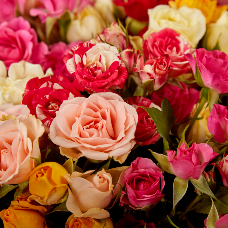 Букет из кустовых роз Громкие чувства