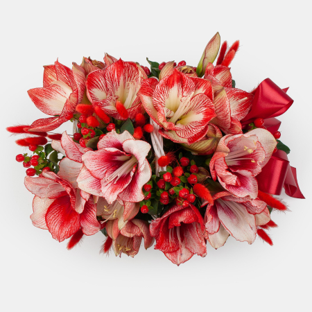 Букет в корзине Алое сияние