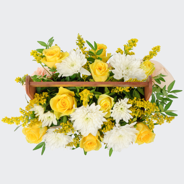Букет в ящике Лучшая пора