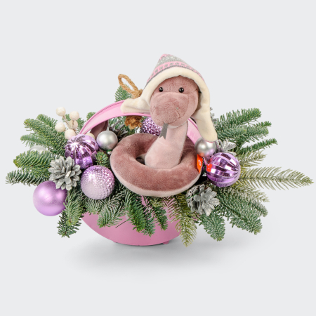 Композиция Зимняя змейка