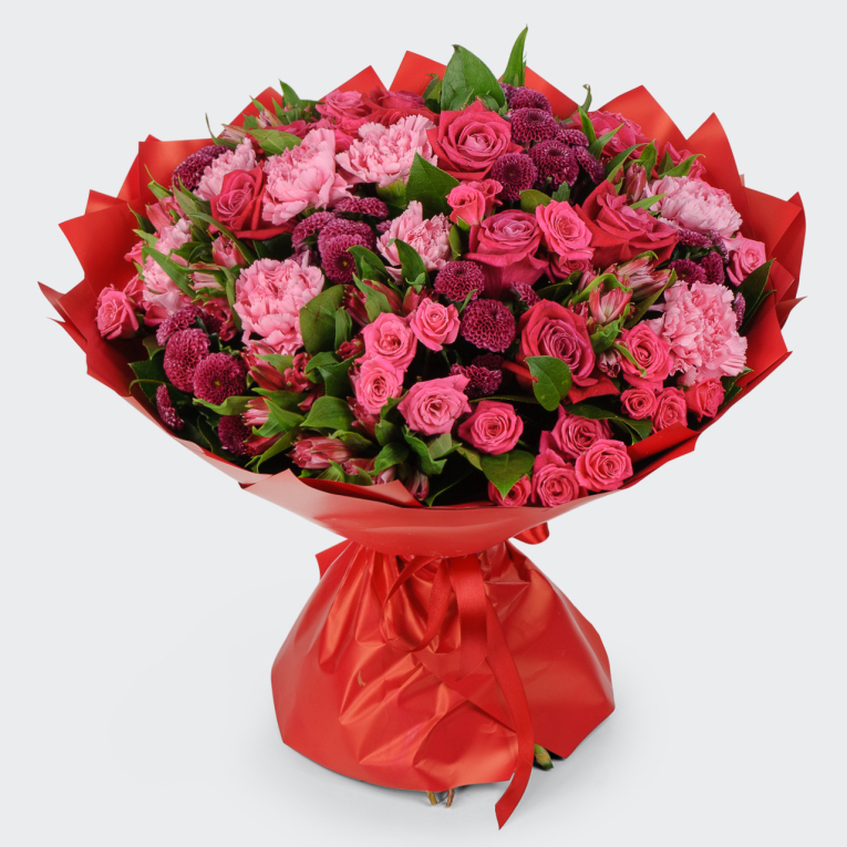 Букет Красные огни