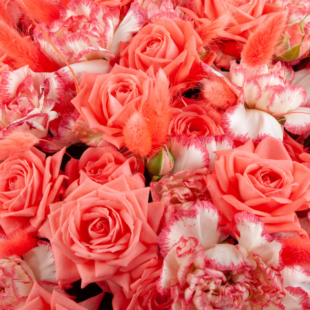 Букет Коралловый рассвет