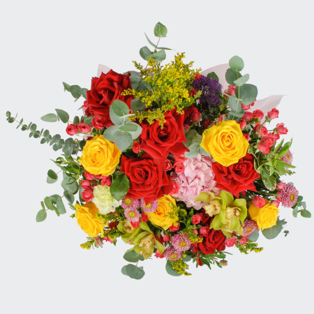 Букет в коробке Зигзаг удачи