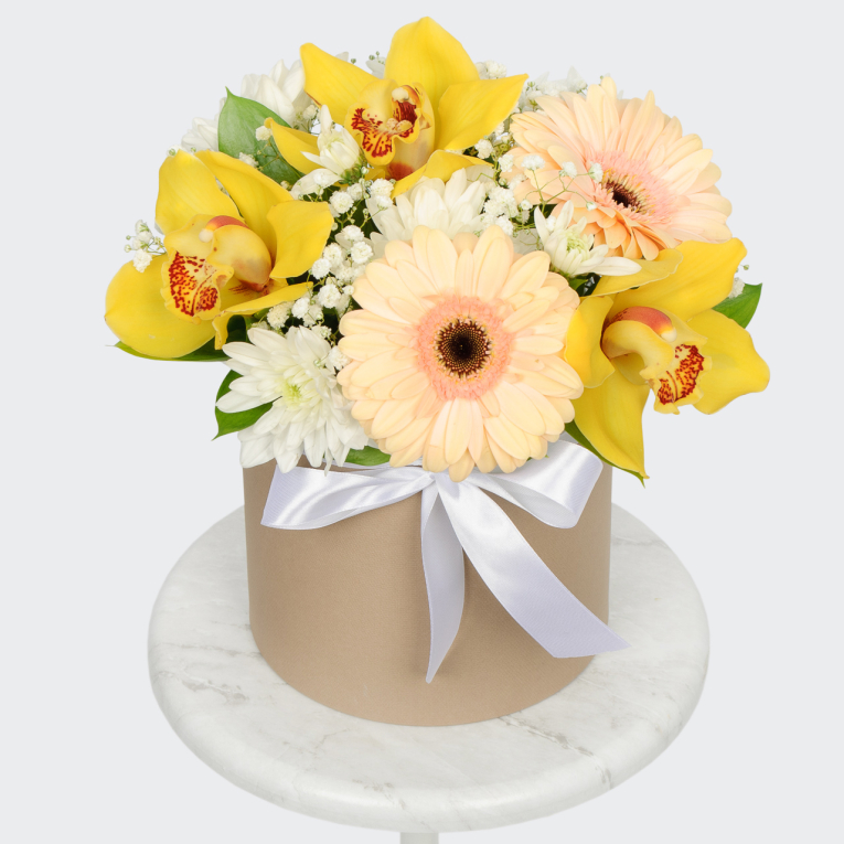 Букет в коробке Вдохновение любви