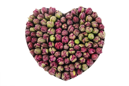 Композиция Весеннее вдохновение (макси), фиолетовая