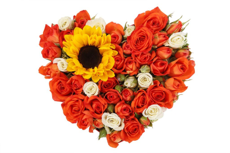 Букет Лето в Севилье в коробке