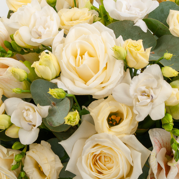 Букет в коробке Белый сон