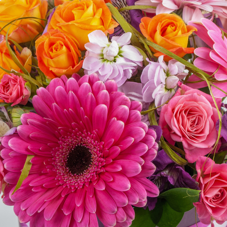 Букет в коробке Цветочная нимфа