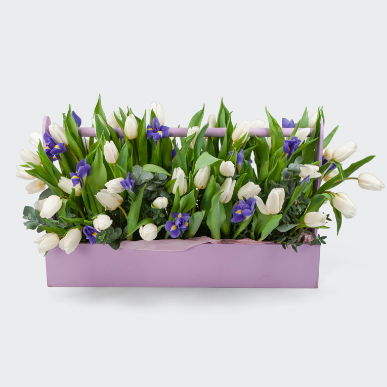 Букет в кашпо Апрельская любовь