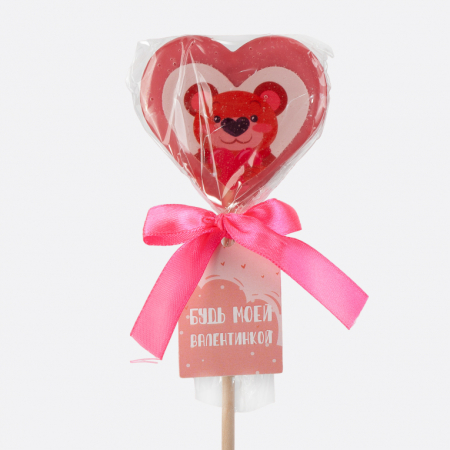 Леденец на палочке «Будь моей валентинкой»