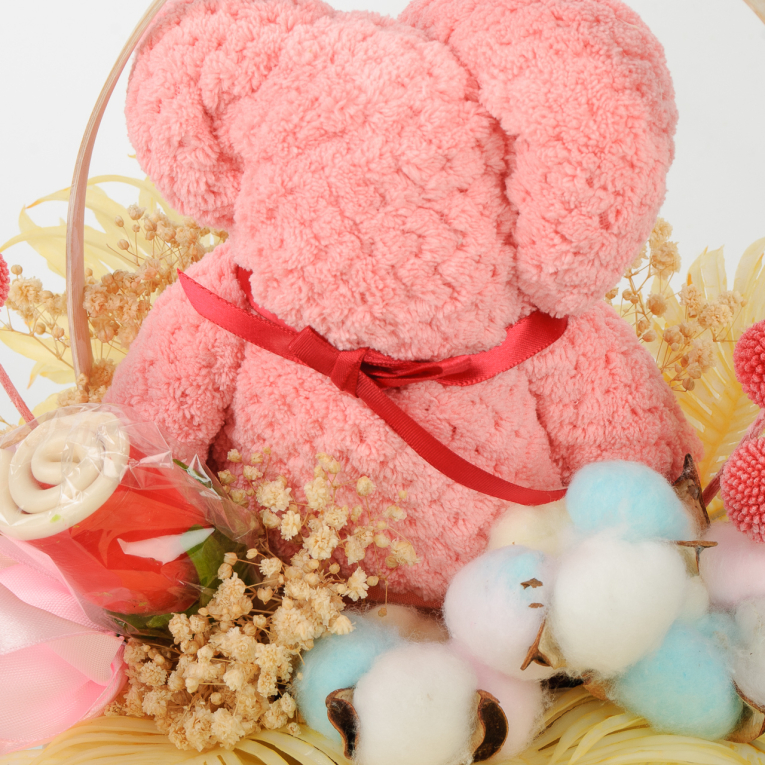 Композиция в корзине Утренние объятия