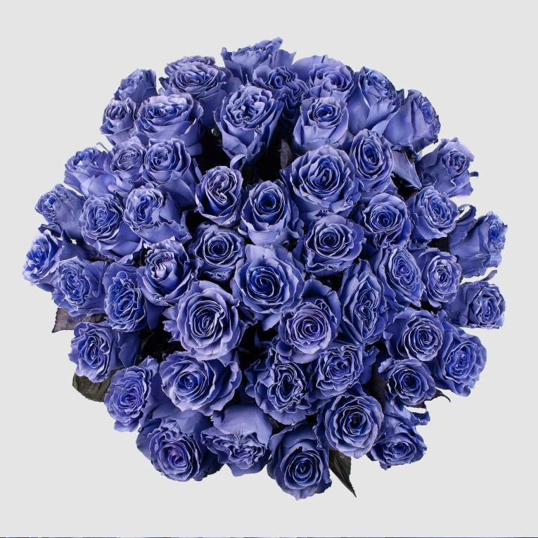 Букет 51 роза Сердце океана