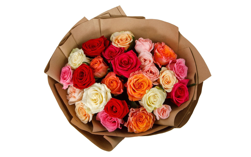 Букет из 25 роз Аморе мио