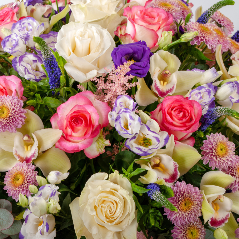 Букет в корзине Скарлетт О'Хара