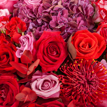 Букет Сердечный жар