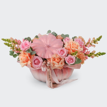 Композиция в тыкве Богатство чувств