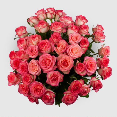 Букет из 45 роз Розовая лагуна