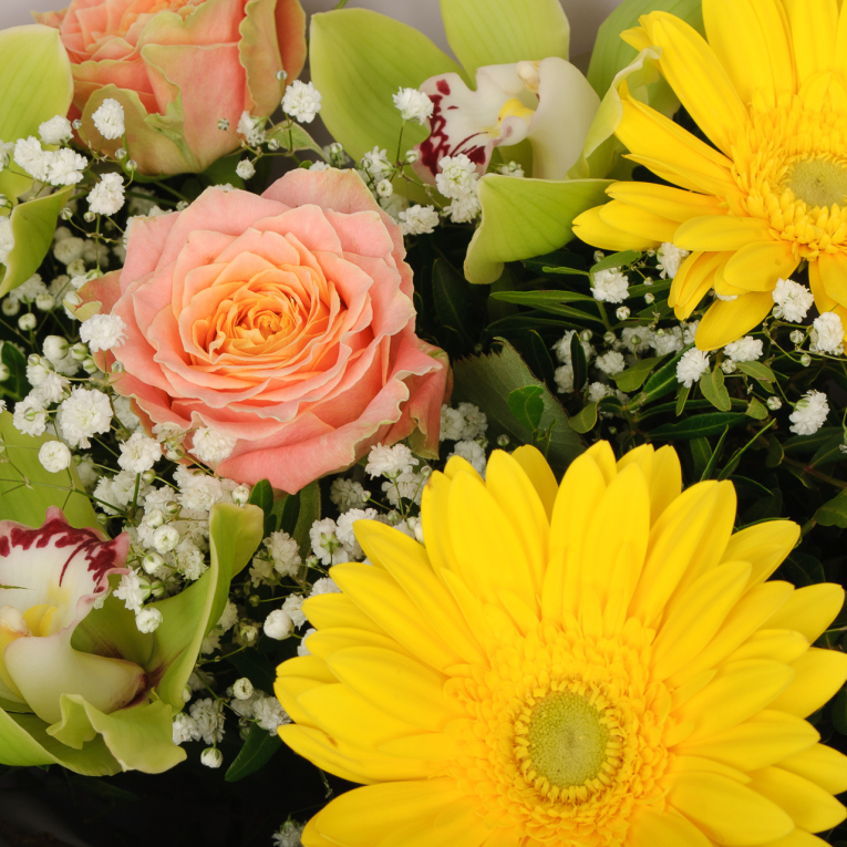 Букет Сказка оранжевого солнца