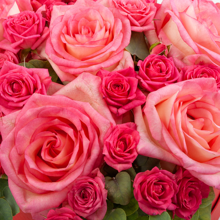 Букет в коробке Любовь без границ