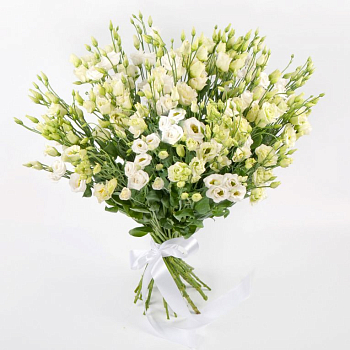 Букет из эустомы Простые сложности (увеличенный) + Десерт в ПОДАРОК!