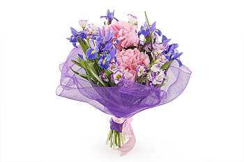 Букет с ирисами Три желания