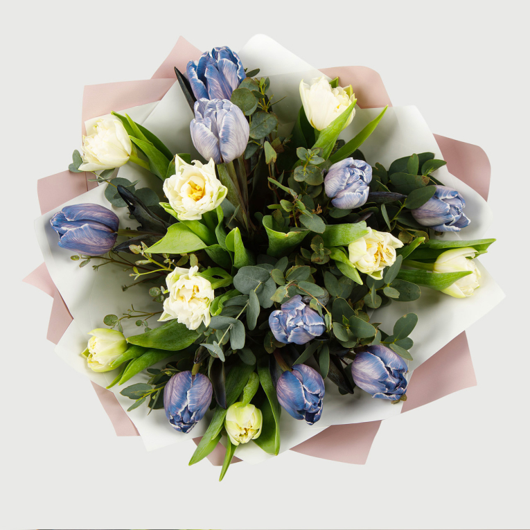 Букет из тюльпанов Глубокий сон