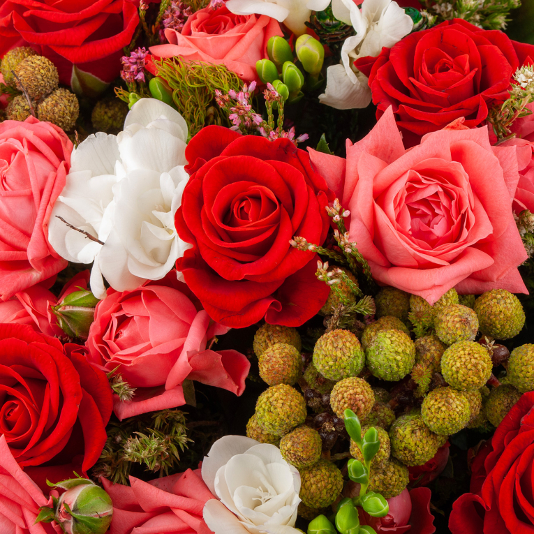 Букет Коралловое ожерелье