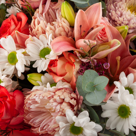 Букет с лилиями История о главном