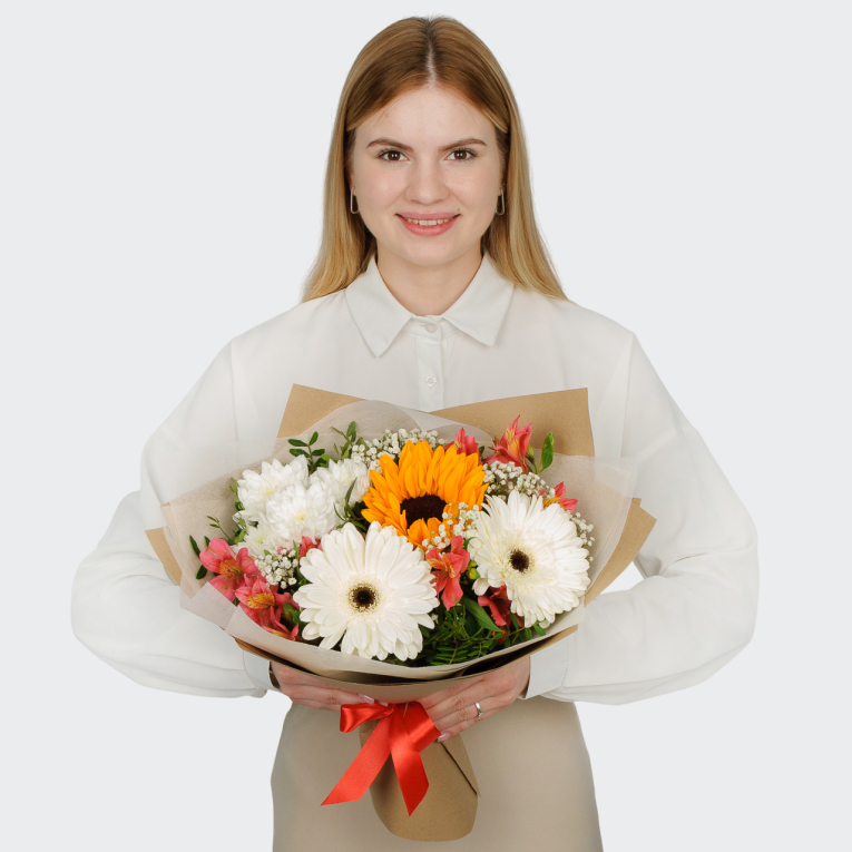 Букет Тепло в сердце