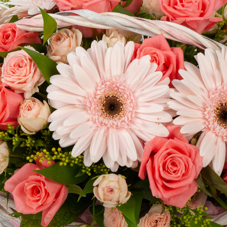 Букет в корзине Искренние пожелания