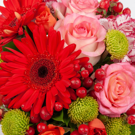 Букет в коробке Костер любви