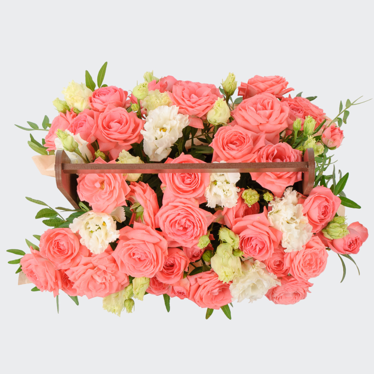 Букет в ящике Парфюмер