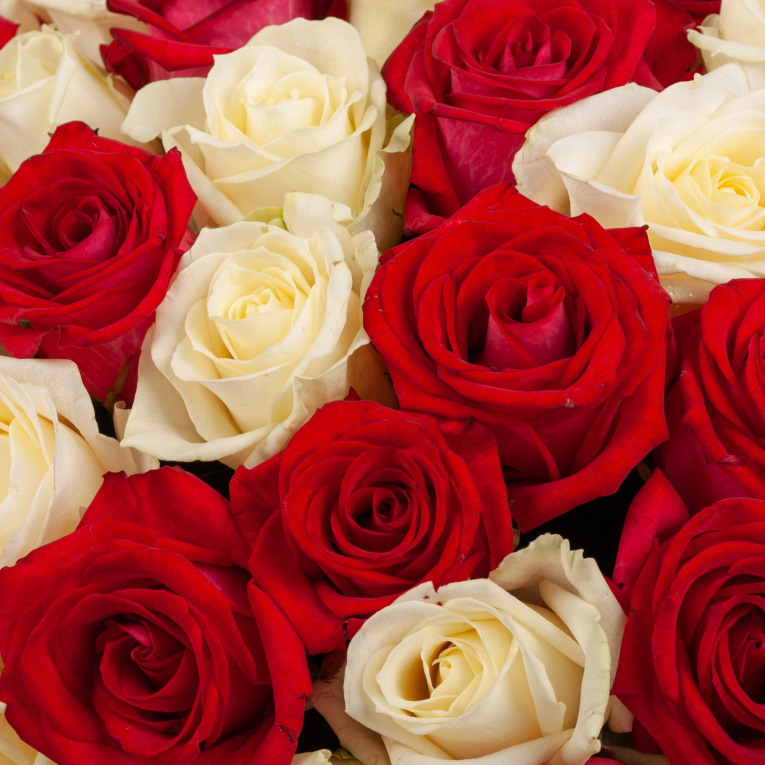 Букет из 101 розы Вера и любовь