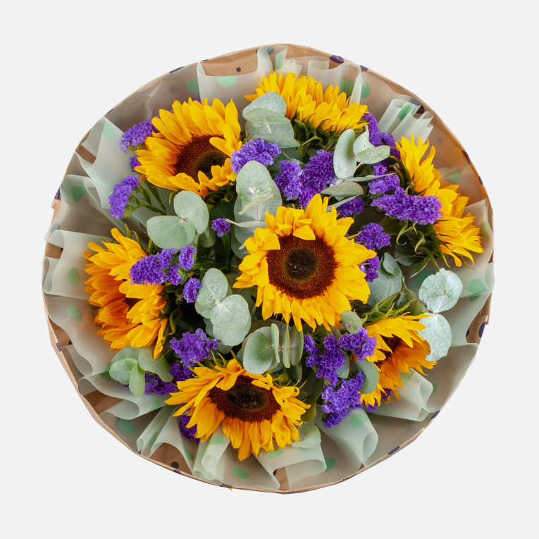 Букет с подсолнухами Ах, лето!