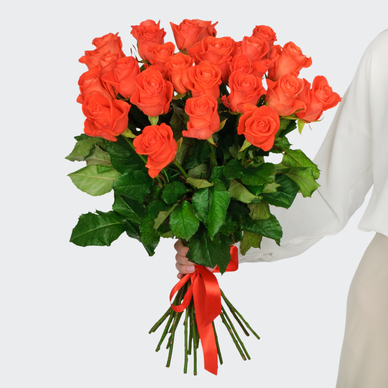 Букет 25 роз Вау