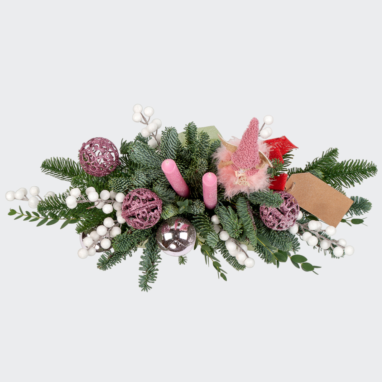 Композиция в кашпо Магия зимнего леса