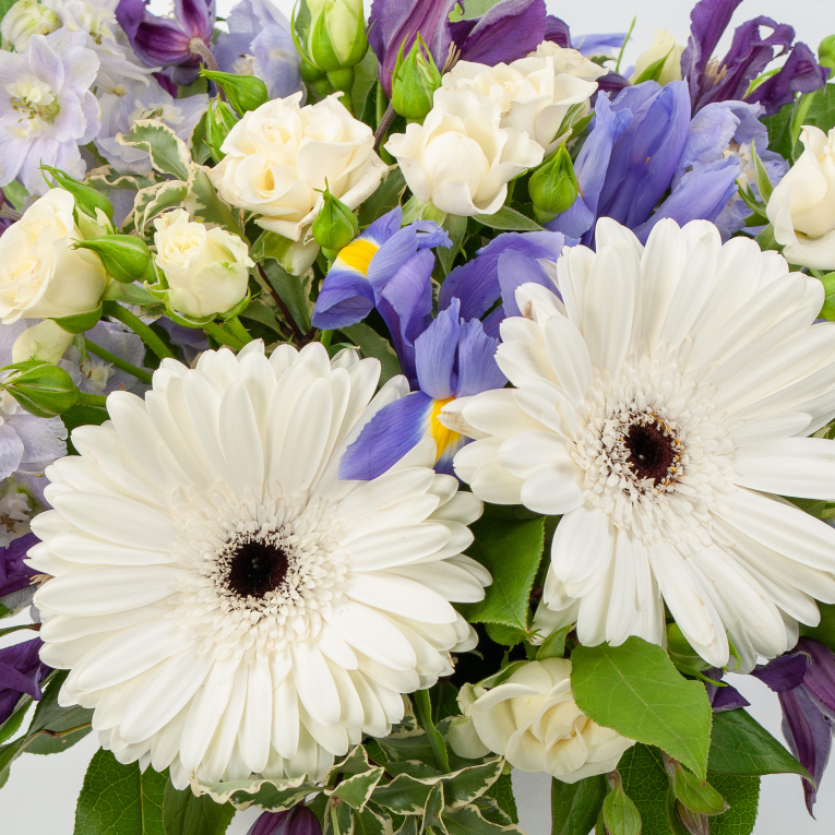 Букет в шляпной коробке Затерянный сад