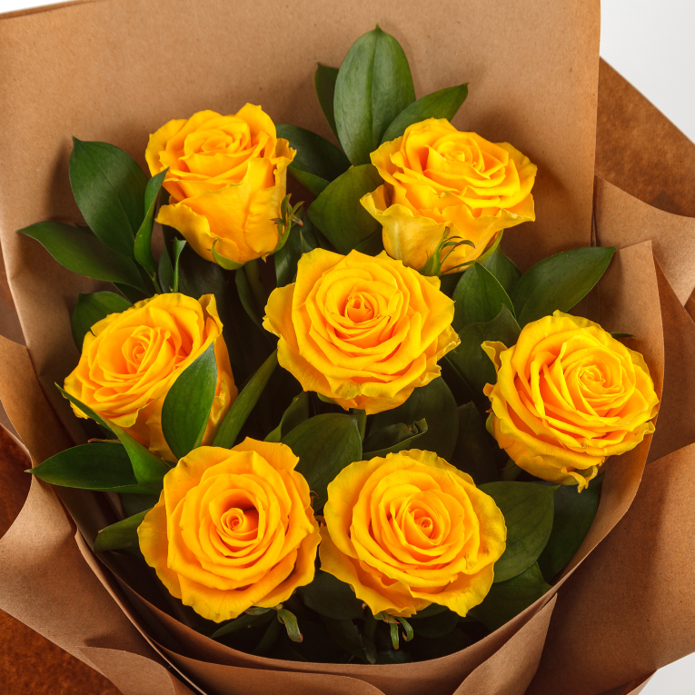 Букет роз Лимонная мечта