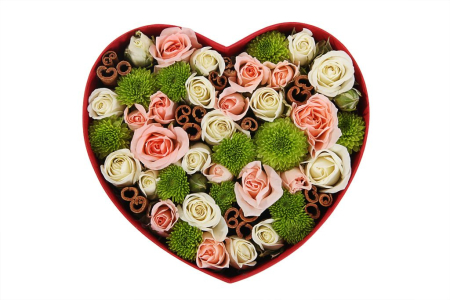 Букет Драгоценная россыпь в коробке