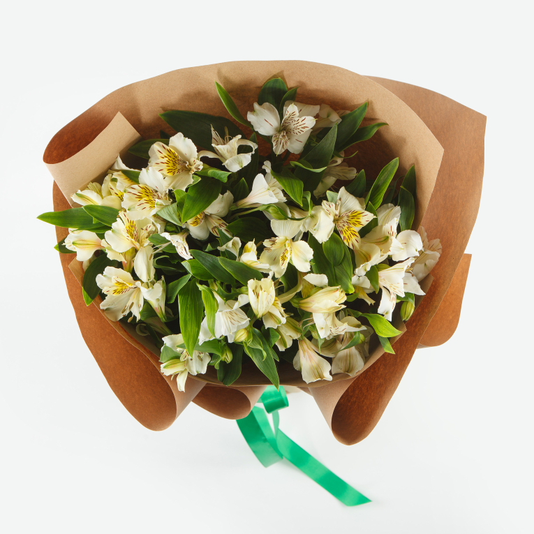 Букет альстромерий Белый свет