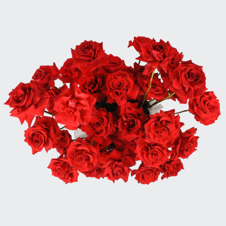 Букет в коробке Валентинка (35 роз)