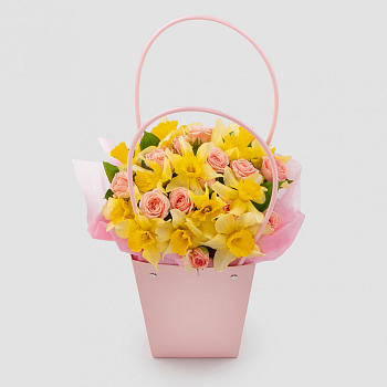 Букет в коробке Медовая весна