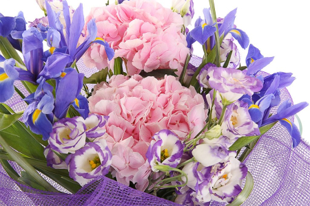 Букет с ирисами Три желания