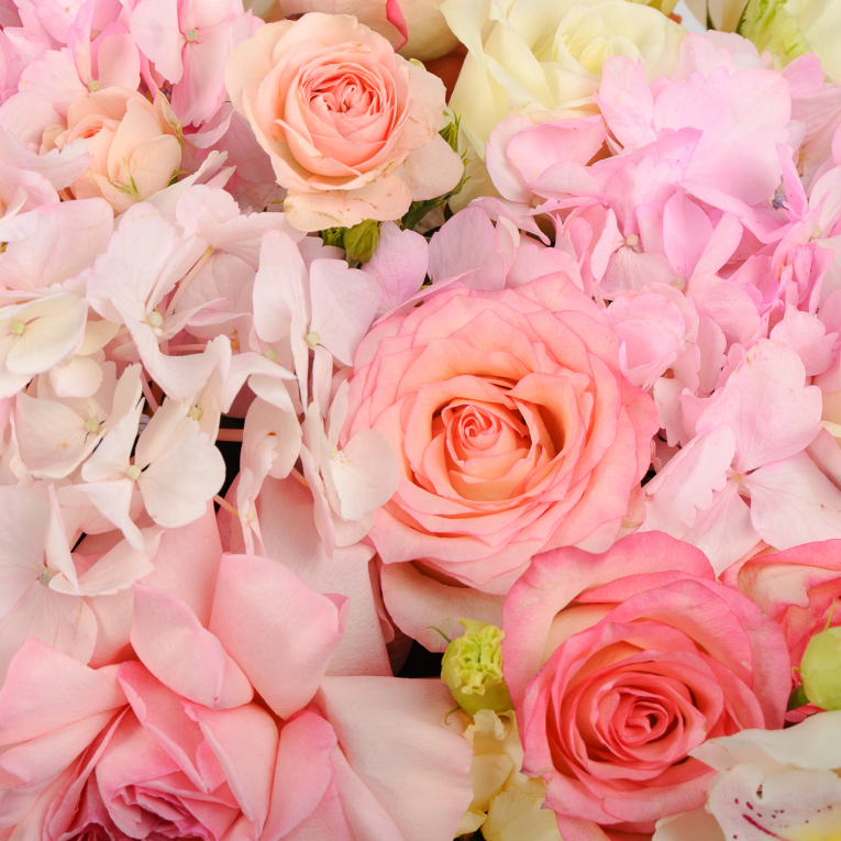 Букет в коробке Юность