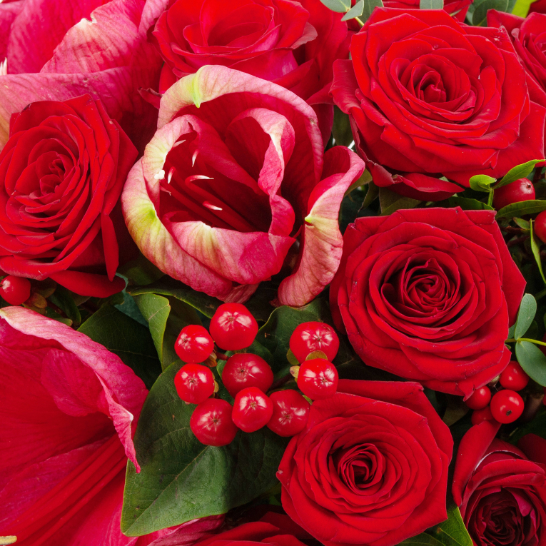 Букет в коробке Тысяча поцелуев