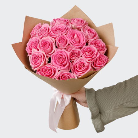 Букет 19 роз Сладкая любовь