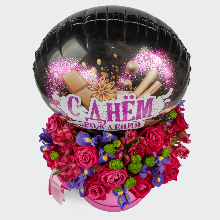 Композиция Розовый фейерверк