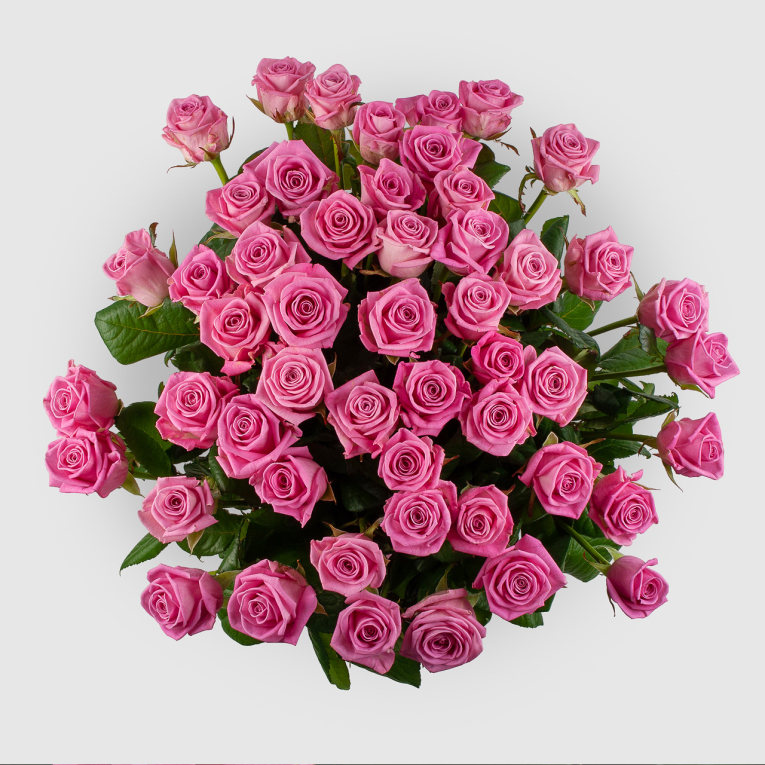Букет из 51 розы Цвет сердца
