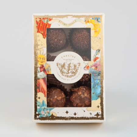 Набор шоколадных трюфелей «Счастье» №2 (6 шт.) 